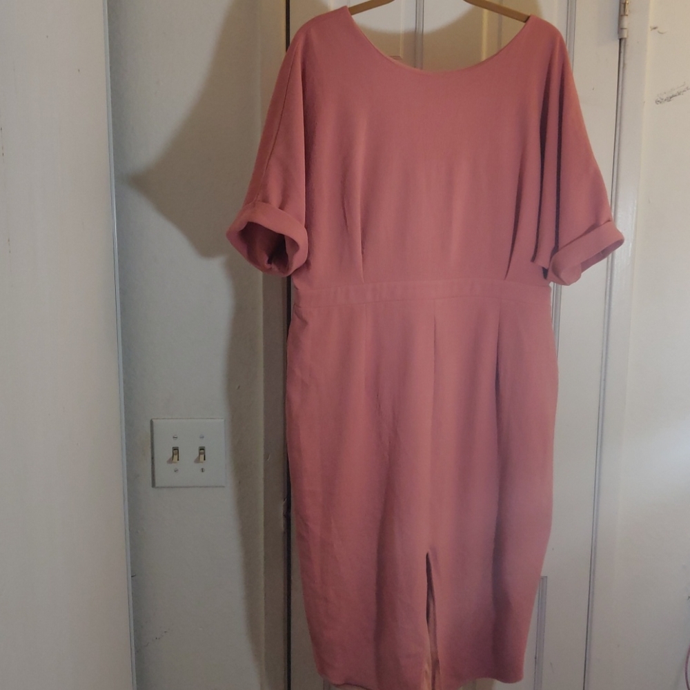 Mauve wiggle dress size 16